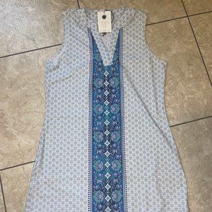 AQUA ET SOL Sleeveless Cover-Up Sheath Dress UPF